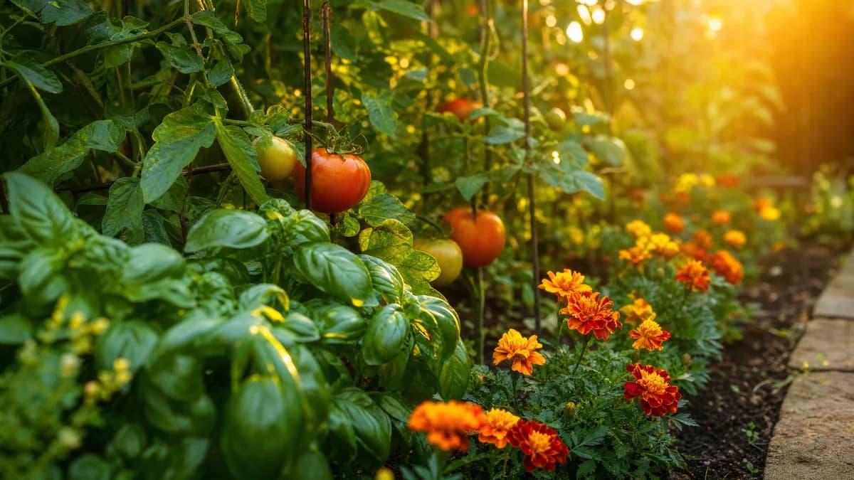Companion Planting for Tomatoes: Best Friends and Worst Enemies hero image