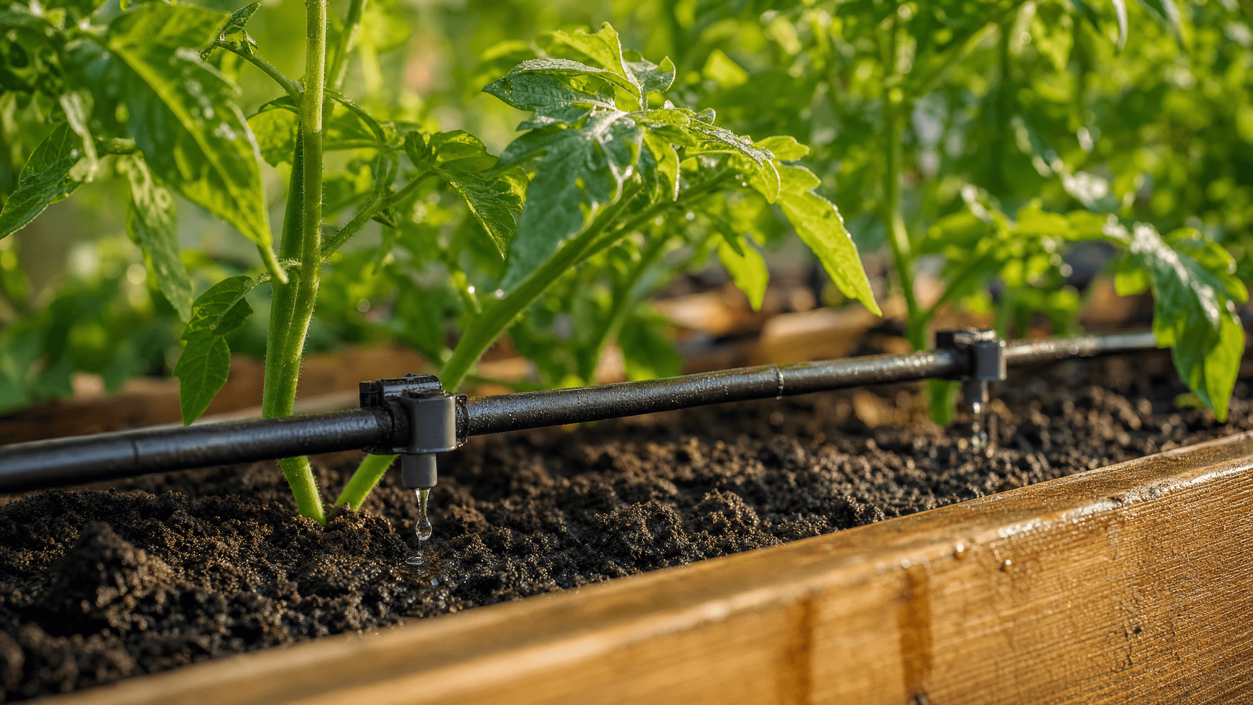 The Ultimate Guide to Drip Irrigation for Your Vegetable Garden hero image