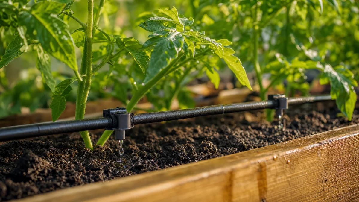 The Ultimate Guide to Drip Irrigation for Your Vegetable Garden hero image