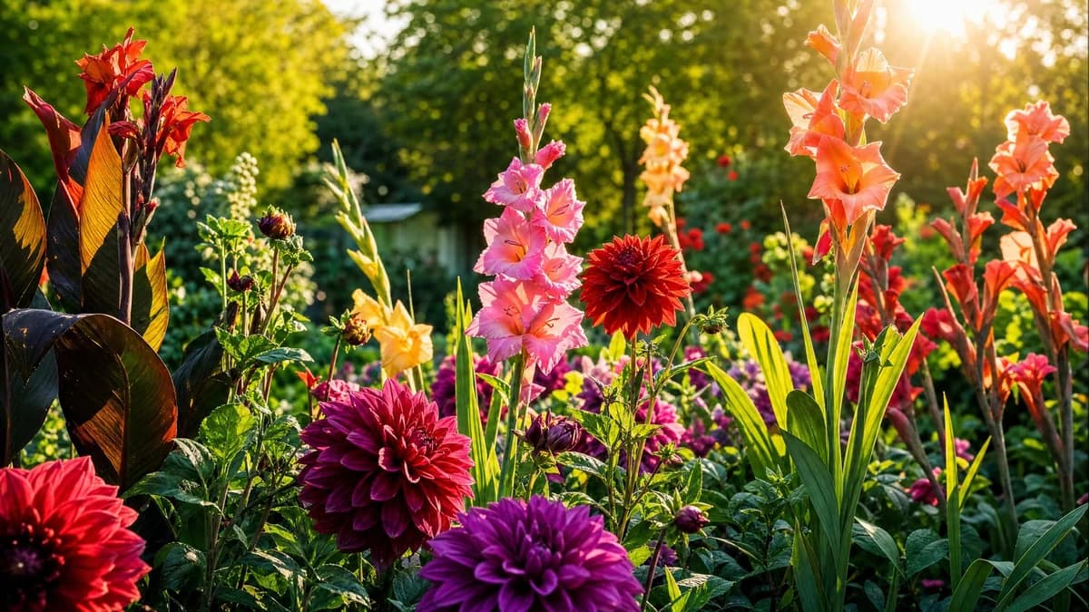 Summer-Flowering Bulbs: A Guide to Dahlias, Cannas, and Gladiolus hero image