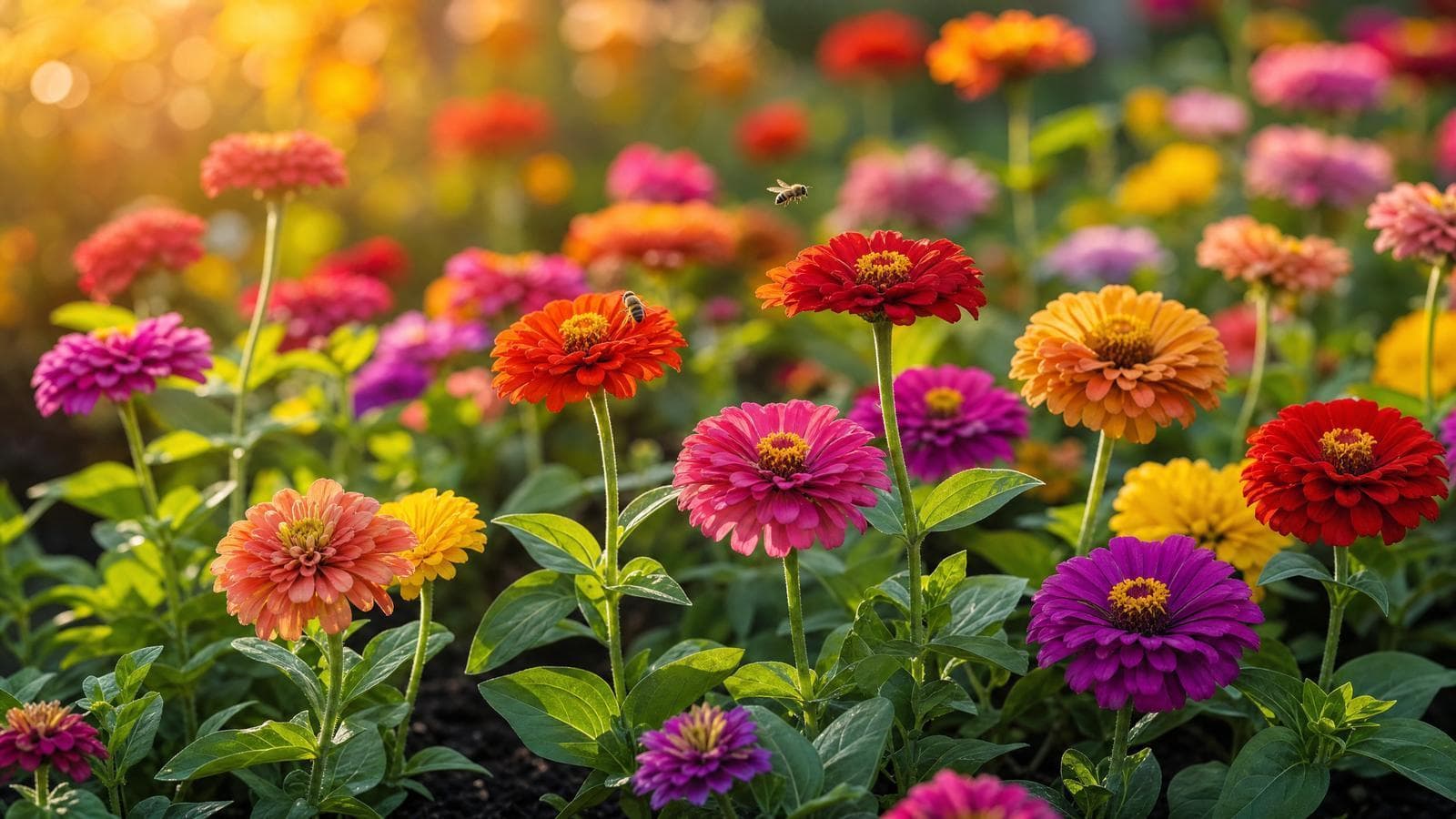The Ultimate Guide to Growing Zinnias From Seed in Your Summer Garden hero image