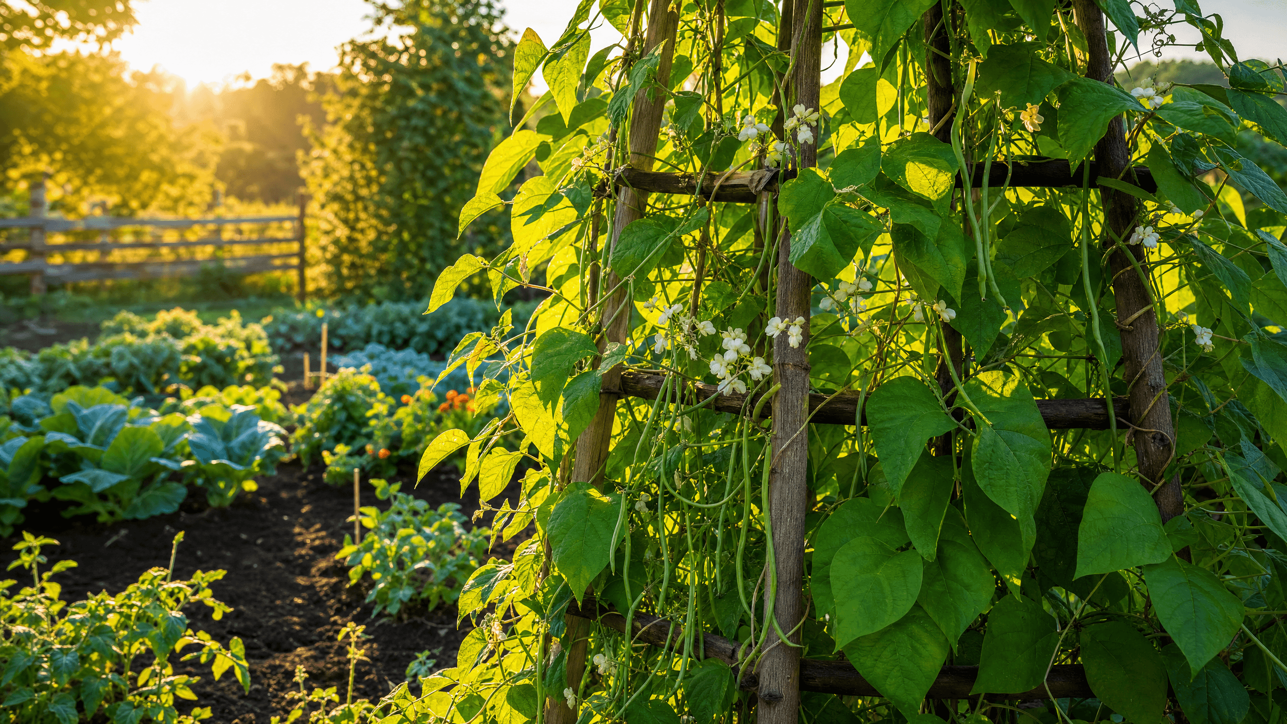 How to Grow Pole Beans on a Trellis: A Vertical Gardening Guide hero image