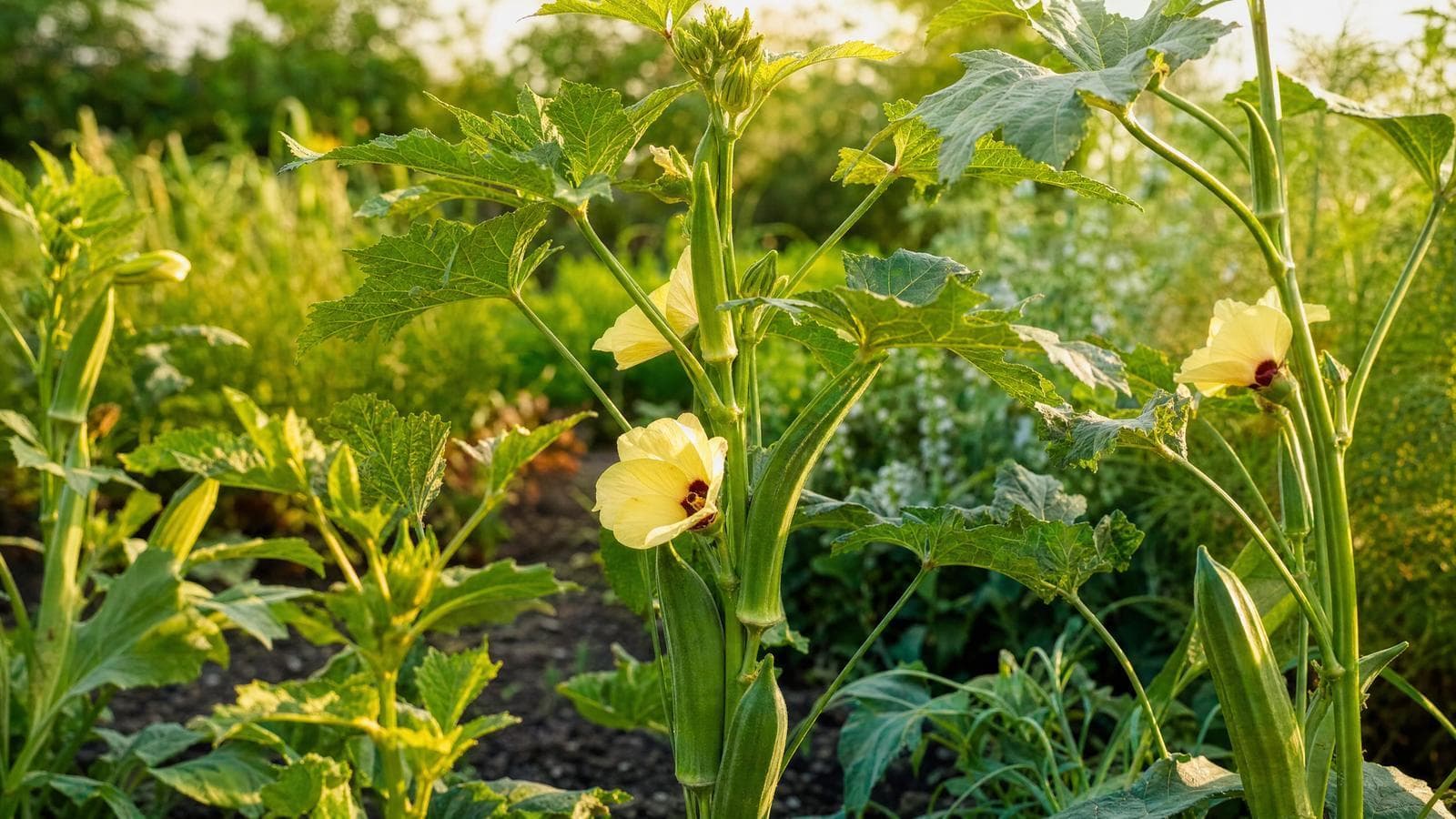 How to Grow Okra in Your Summer Vegetable Garden hero image