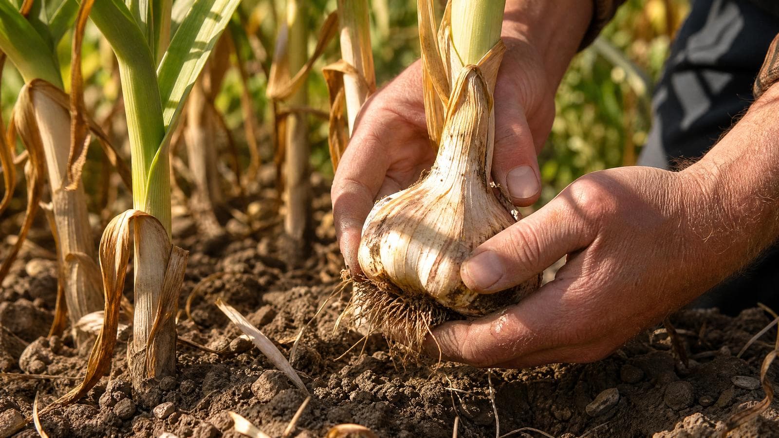How to Harvest and Cure Garlic for Long-Term Storage